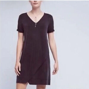 Anthropologie Dolan‎ Left Coast Collection Shift Dress Charcoal Grey Size XL